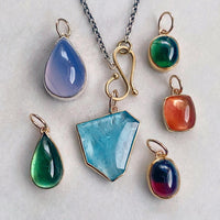Bi-color Red/Pink Tourmaline Pendant